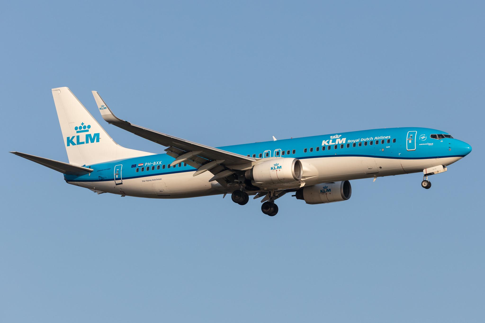 Amsterdam Schiphol: KLM (KL / KLM) |  Boeing 737-8K2 B738 | PH-BXK | MSN 29598