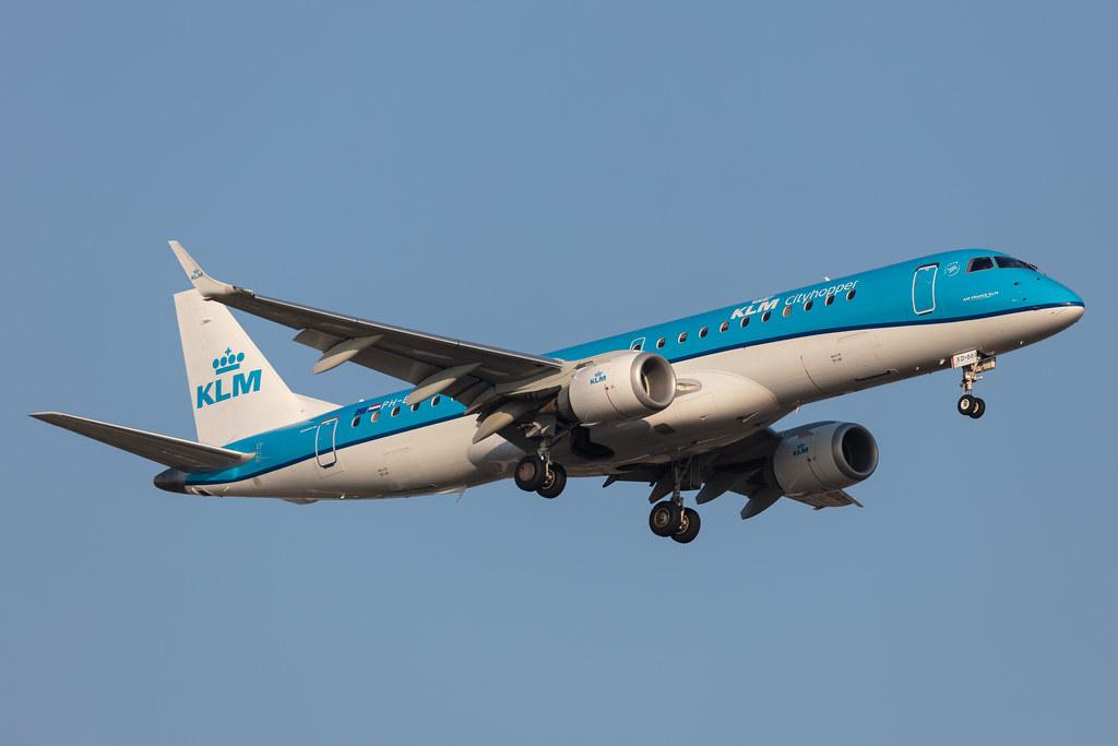 Amsterdam Schiphol: KLM (KL / KLM) | Operator: KLM Cityhopper |  Embraer E190STD E190 | PH-EXD | MSN 19000661