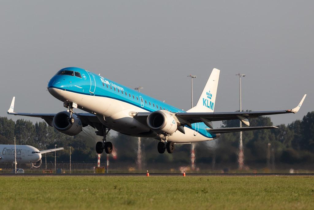 Amsterdam Schiphol: KLM (KL / KLM) | Operator: KLM Cityhopper |  Embraer E190STD E190 | PH-EZP | MSN 19000347