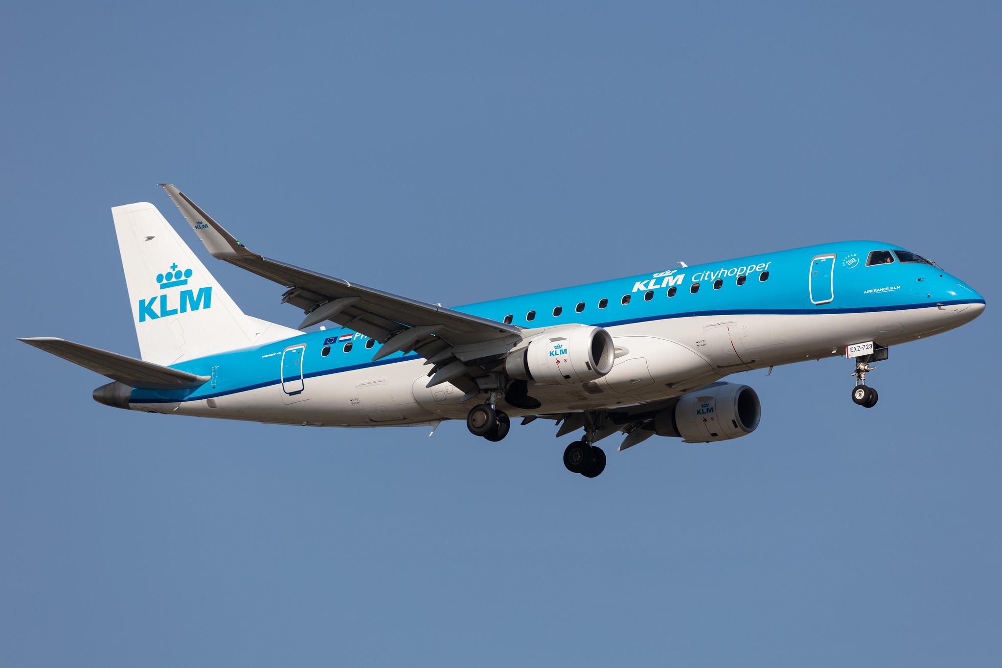 Amsterdam Schiphol: KLM (KL / KLM) | Operator: KLM Cityhopper |  Embraer E175STD E75L | PH-EXZ | MSN 17000723
