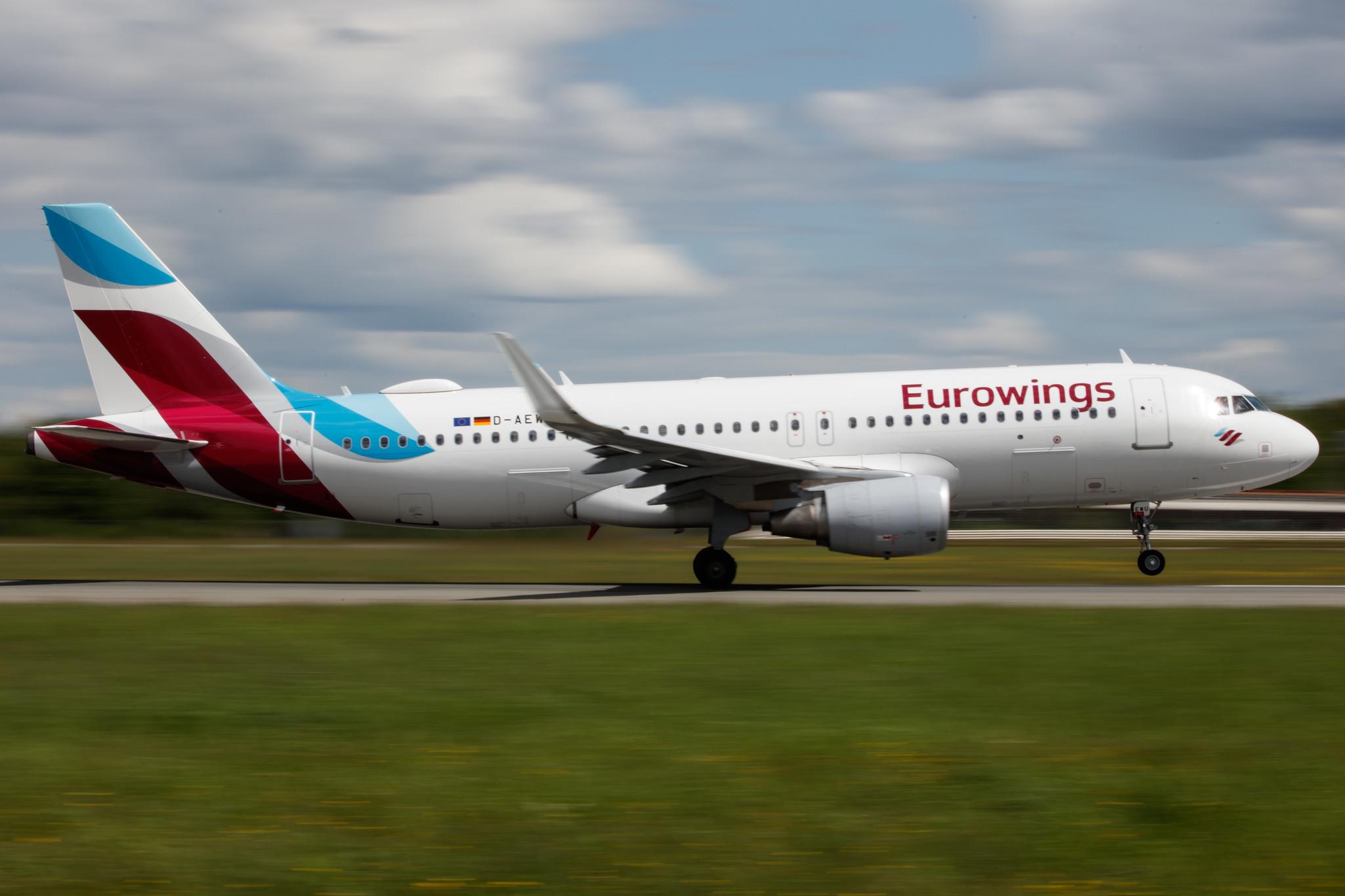 Hamburg Airport: Eurowings (EW / EWG) |  Airbus A320-214 A320 | D-AEWU | MSN 7513