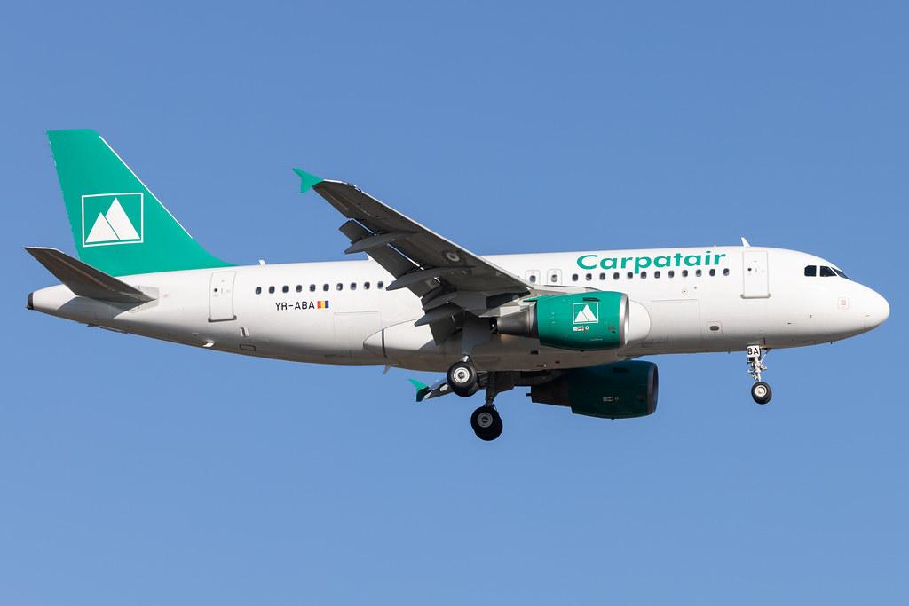 Hamburg Airport: Carpatair (V3 / KRP) |  Airbus A319-111 A319 | YR-ABA | MSN 03041