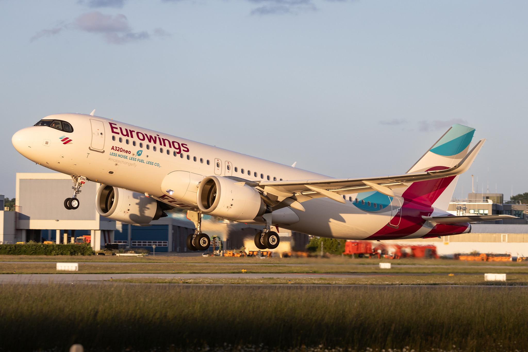 Hamburg Airport: Eurowings (EW / EWG) |  Airbus A320-251N A20N | D-AENA | MSN 10758