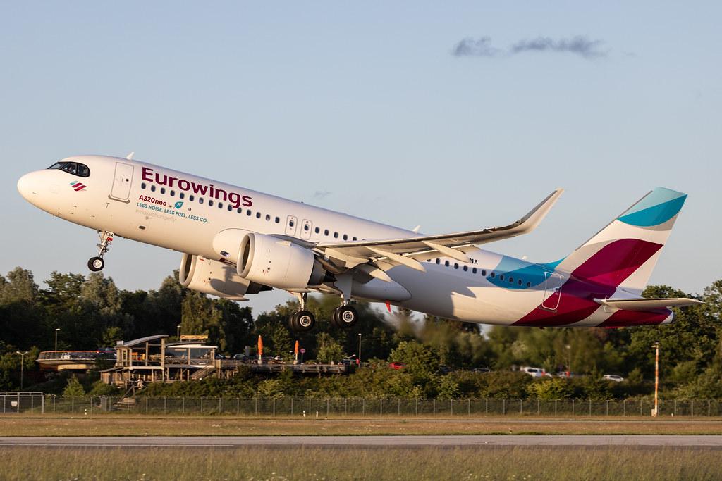Hamburg Airport: Eurowings (EW / EWG) |  Airbus A320-251N A20N | D-AENA | MSN 10758