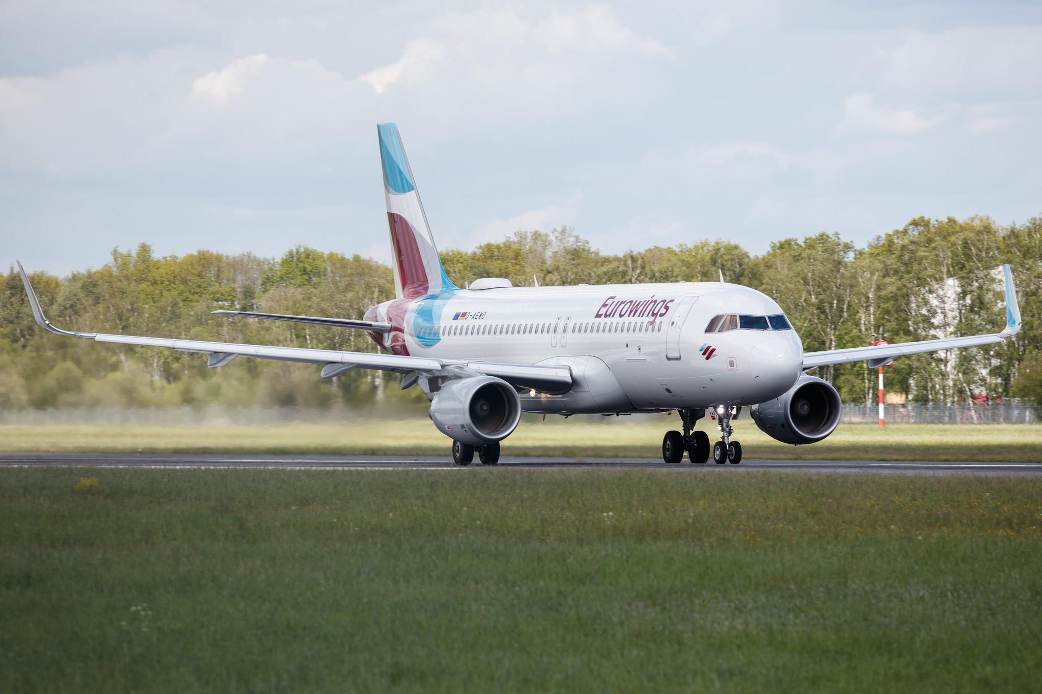Hamburg Airport: Eurowings (EW / EWG) |  Airbus A320-214 A320 | D-AEWO | MSN 7394