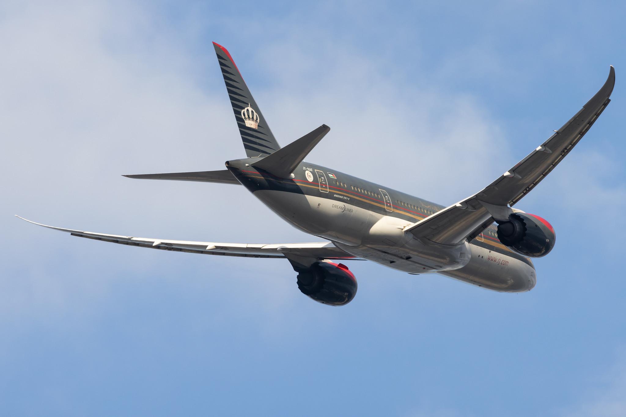 London Heathrow: Royal Jordanian (RJ / RJA) |  Boeing 787-8 Dreamliner B788 | JY-BAF | MSN 36112