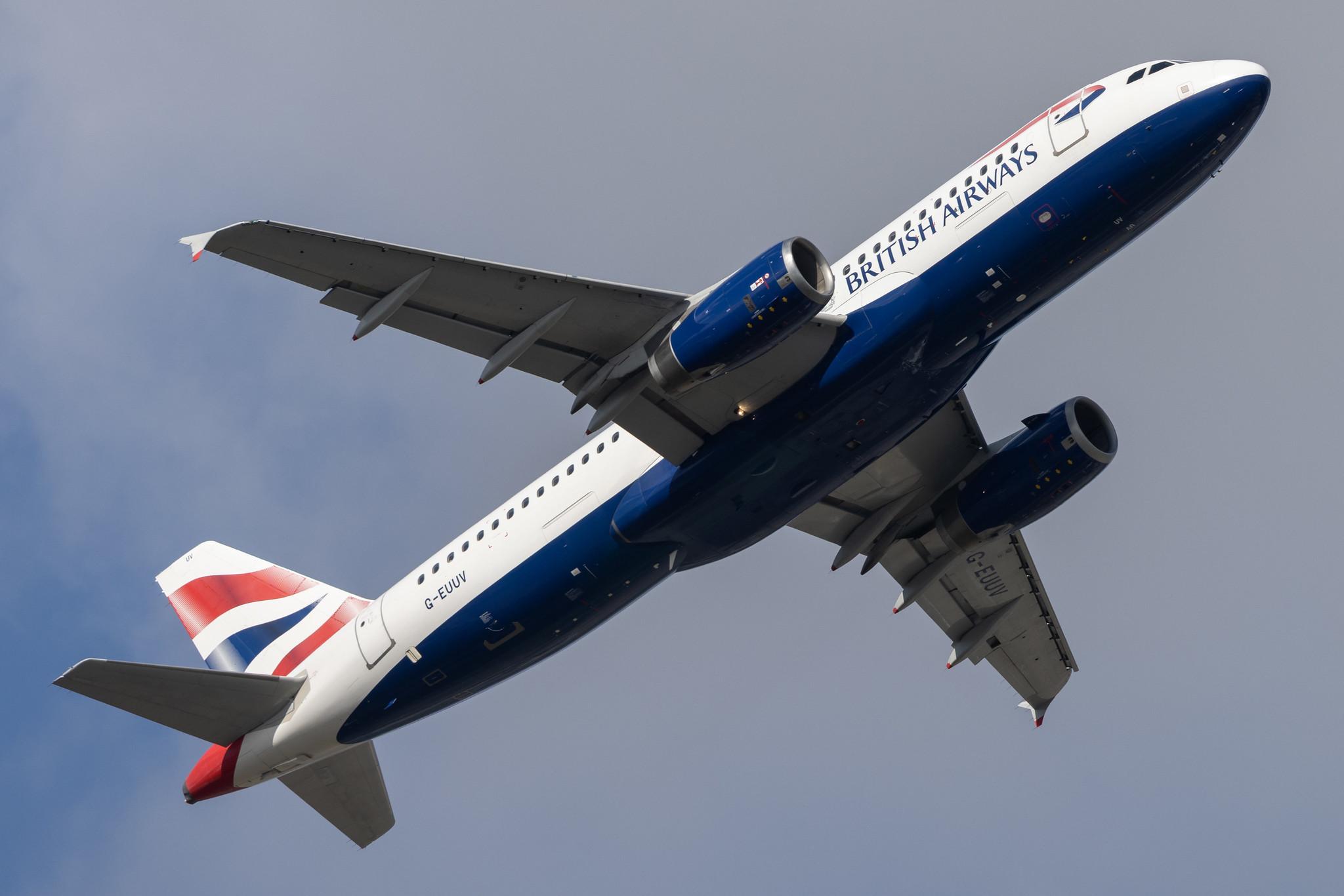 London Heathrow: British Airways (BA / BAW) |  Airbus A320-232 A320 | G-EUUV | MSN 3468