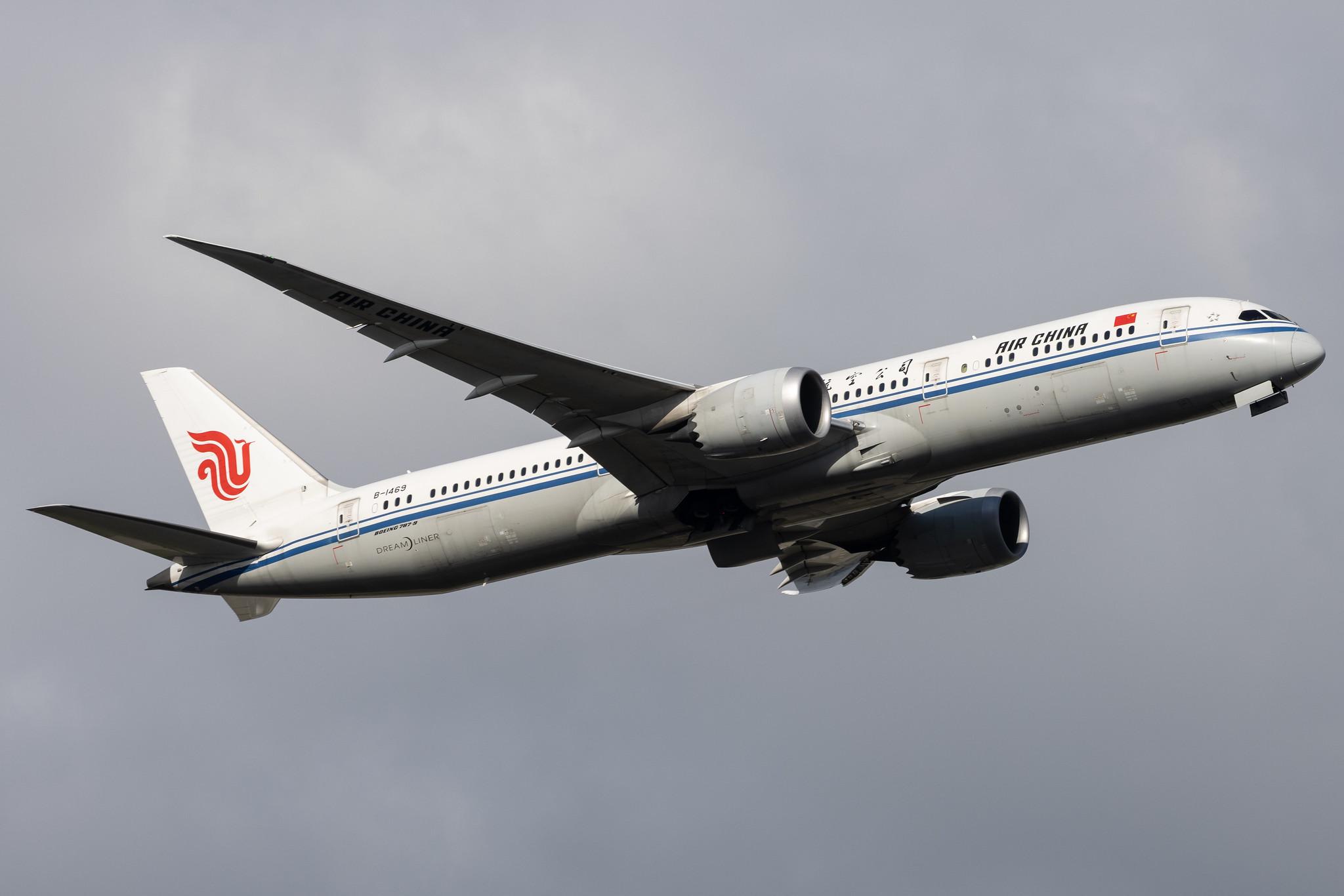 London Heathrow: Air China (CA / CCA) |  Boeing 787-9 Dreamliner B789 | B-1469 | MSN 34317