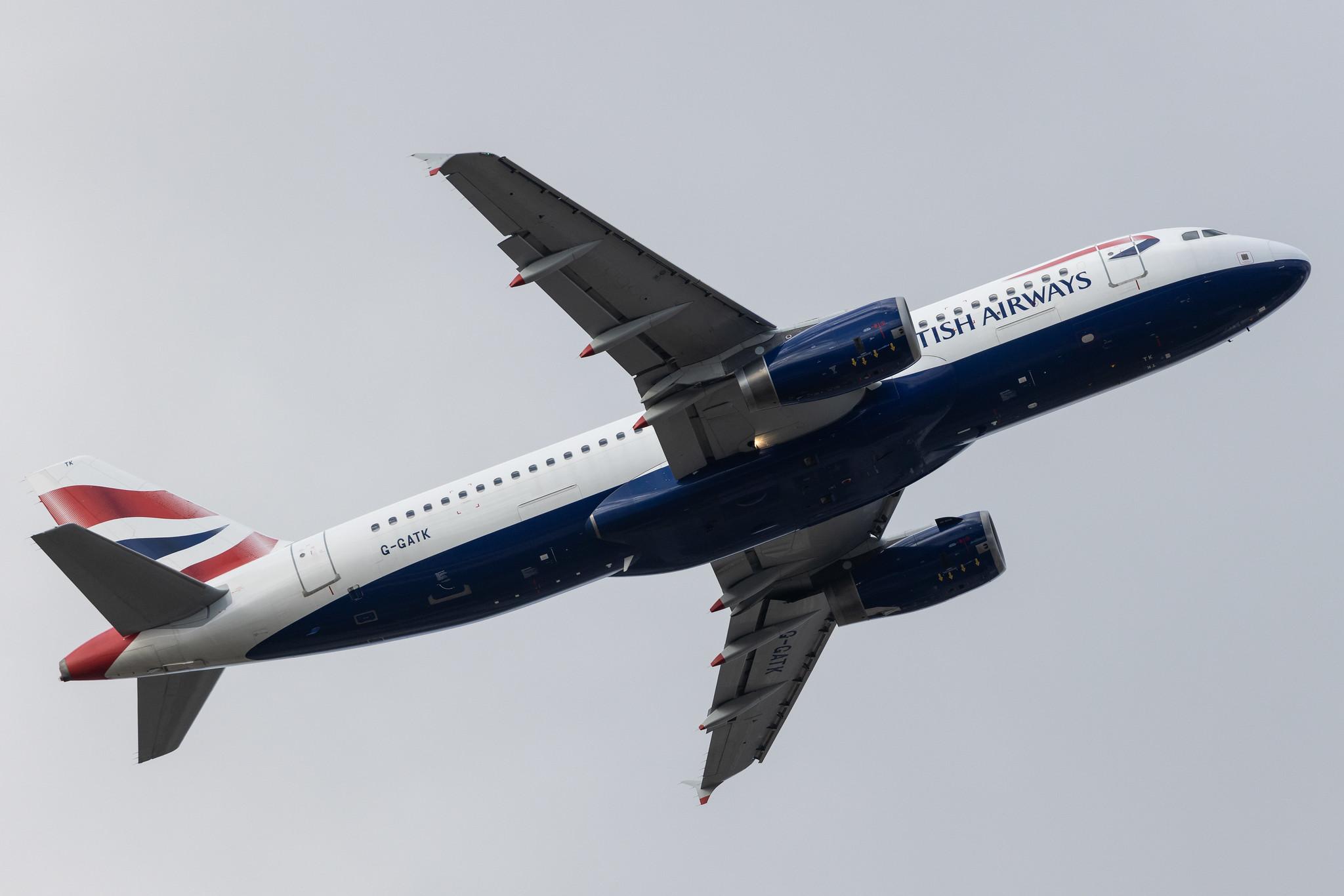 London Heathrow: British Airways (BA / BAW) |  Airbus A320-232 A320 | G-GATK | MSN 1902