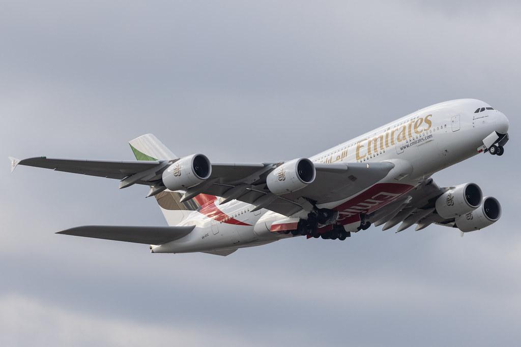 London Heathrow: Emirates (EK / UAE) |  Airbus A380-842 A388 | A6-EVC | MSN 248