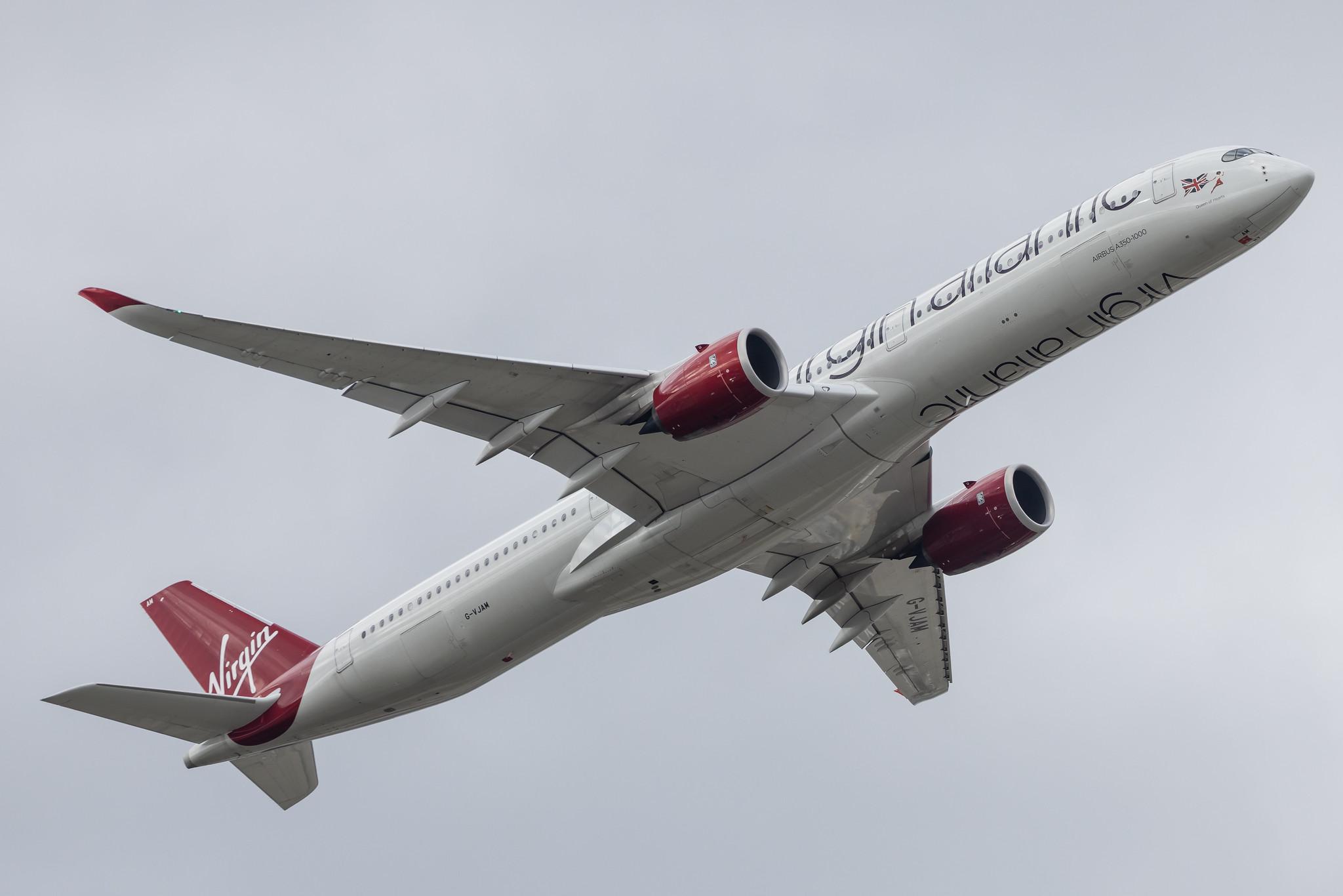 London Heathrow: Virgin Atlantic (VS / VIR) |  Airbus A350-1041 A35K | G-VJAM | MSN 336