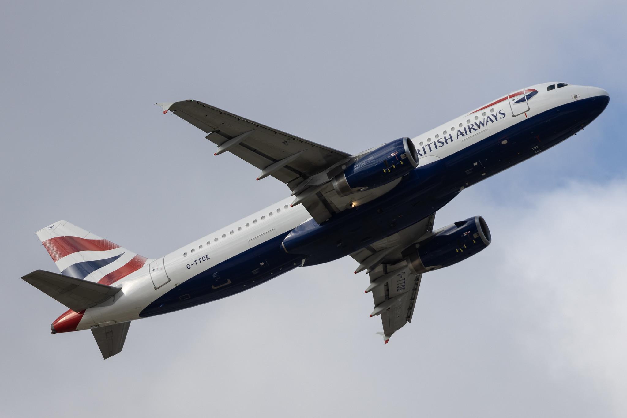 London Heathrow: British Airways (BA / BAW) |  Airbus A320-232 A320 | G-TTOE | MSN 1754