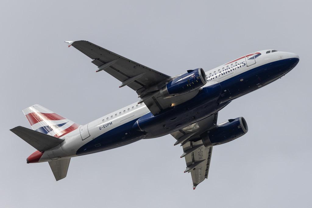 London Heathrow: British Airways (BA / BAW) |  Airbus A319-131 A319 | G-EUPM | MSN 1258