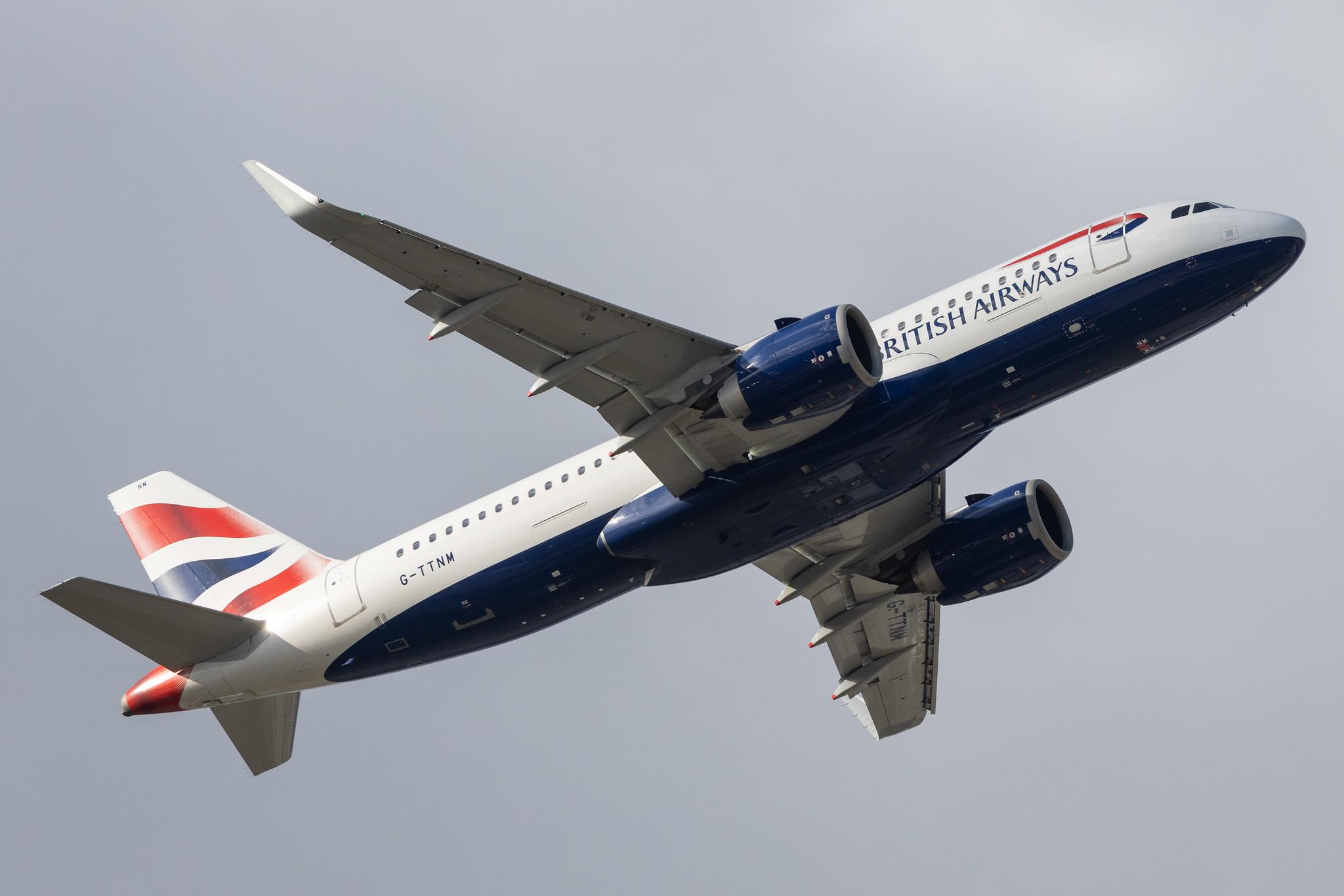 London Heathrow: British Airways (BA / BAW) |  Airbus A320-251N A20N | G-TTNM | MSN 10144