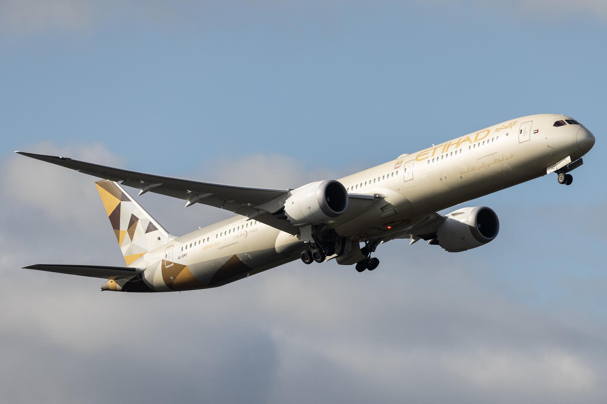 London Heathrow: Etihad Airways (EY / ETD) |  Boeing 787-10 Dreamliner B78X | A6-BMD | MSN 60758