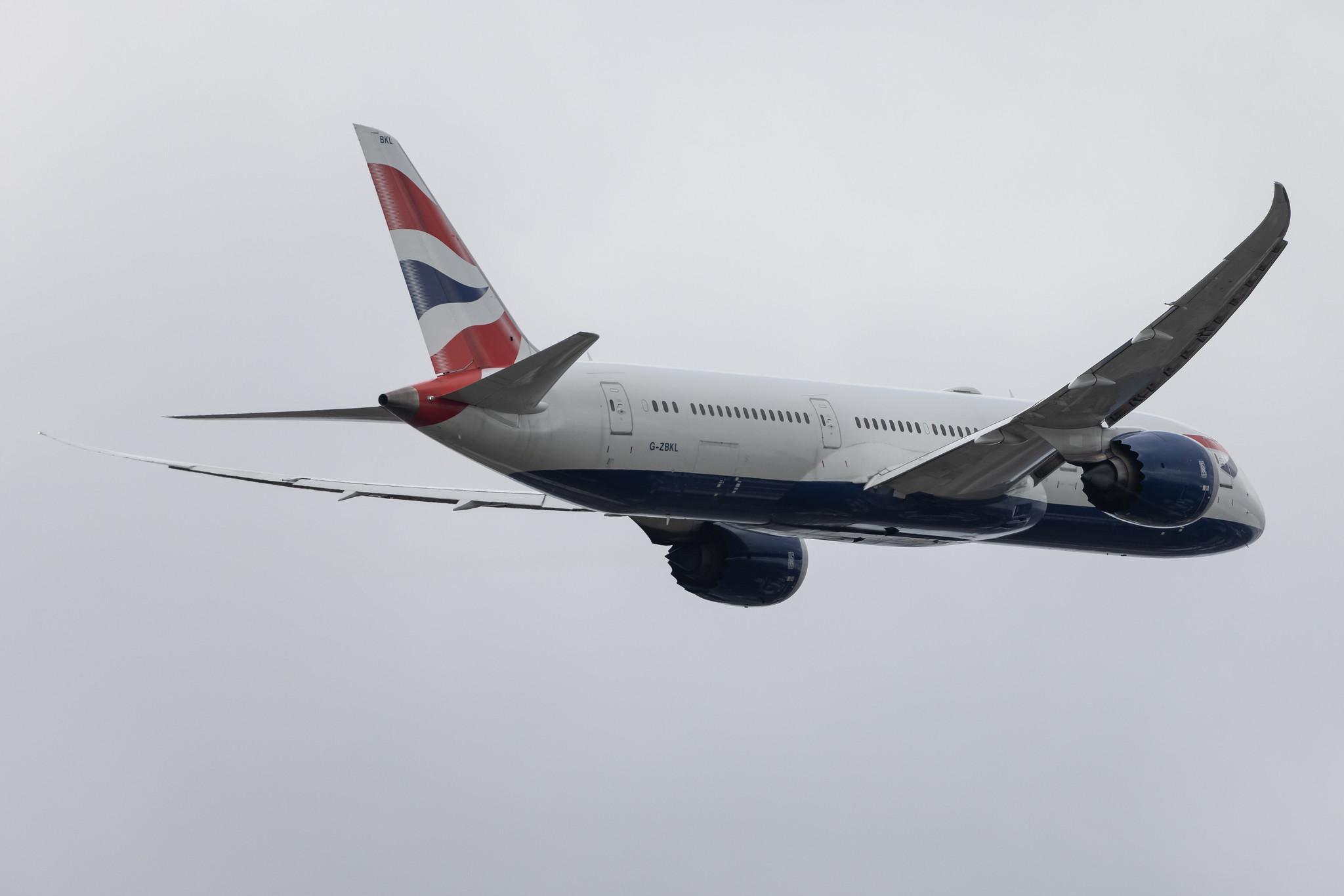 London Heathrow: British Airways (BA / BAW) |  Boeing 787-9 Dreamliner B789 | G-ZBKL | MSN 38628
