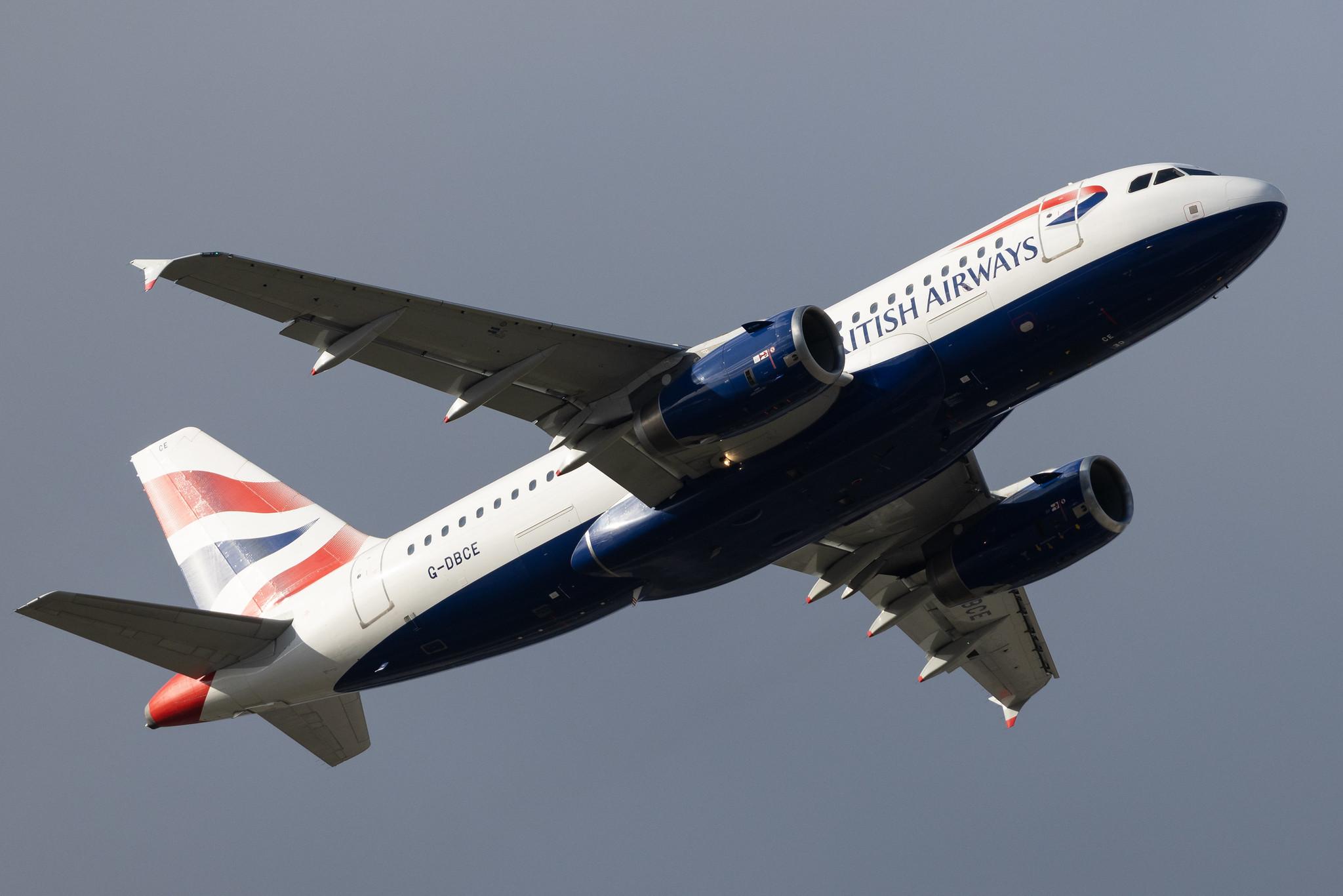 London Heathrow: British Airways (BA / BAW) |  Airbus A319-131 A319 | G-DBCE | MSN 2429