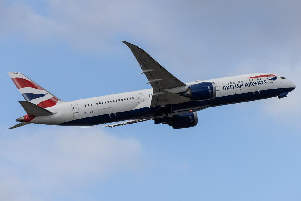 London Heathrow: British Airways (BA / BAW) |  Boeing 787-9 Dreamliner B789 | G-ZBKD | MSN 38618