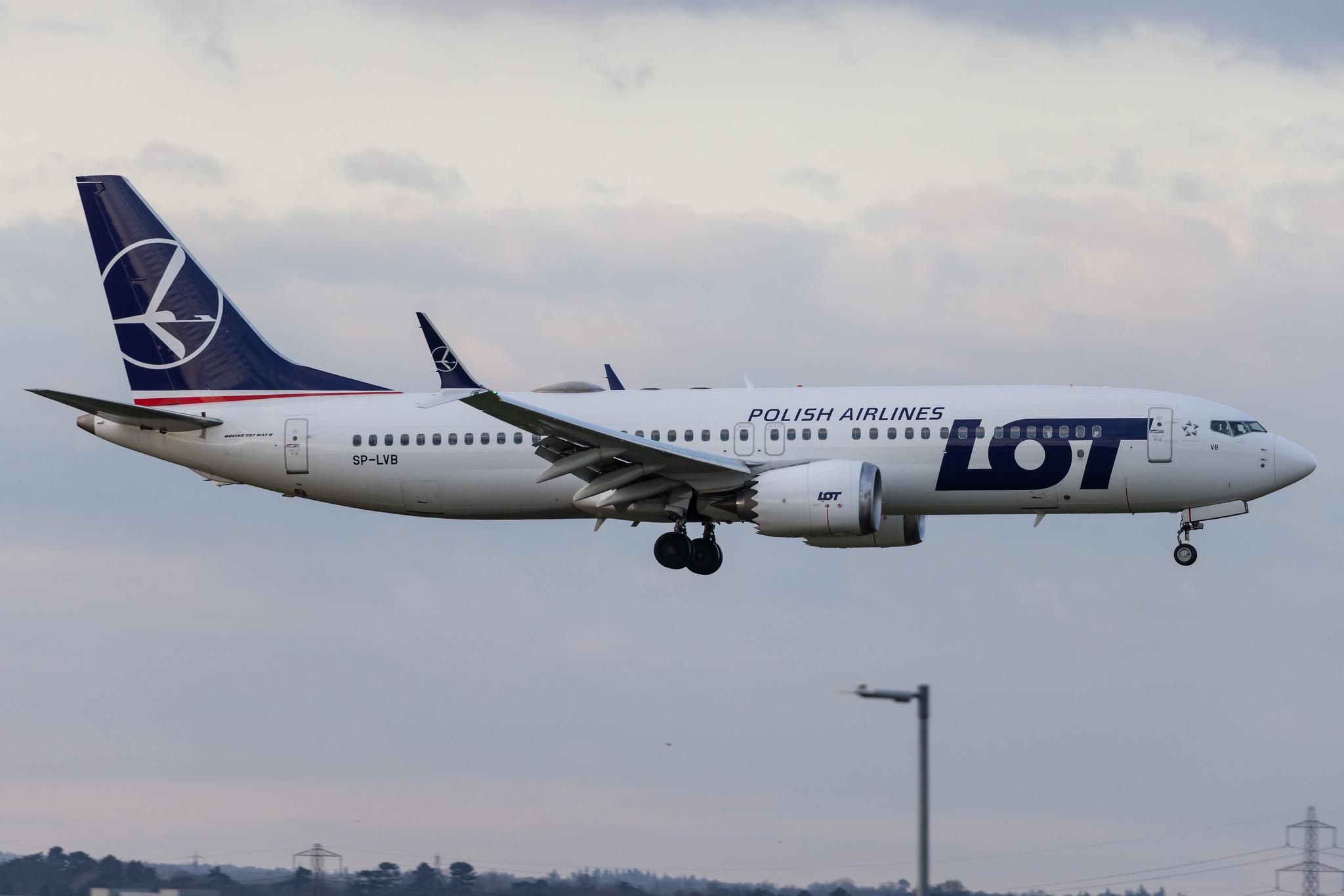 London Heathrow: LOT (LO / LOT) |  Boeing 737 MAX 8 B38M | SP-LVB | MSN 64068