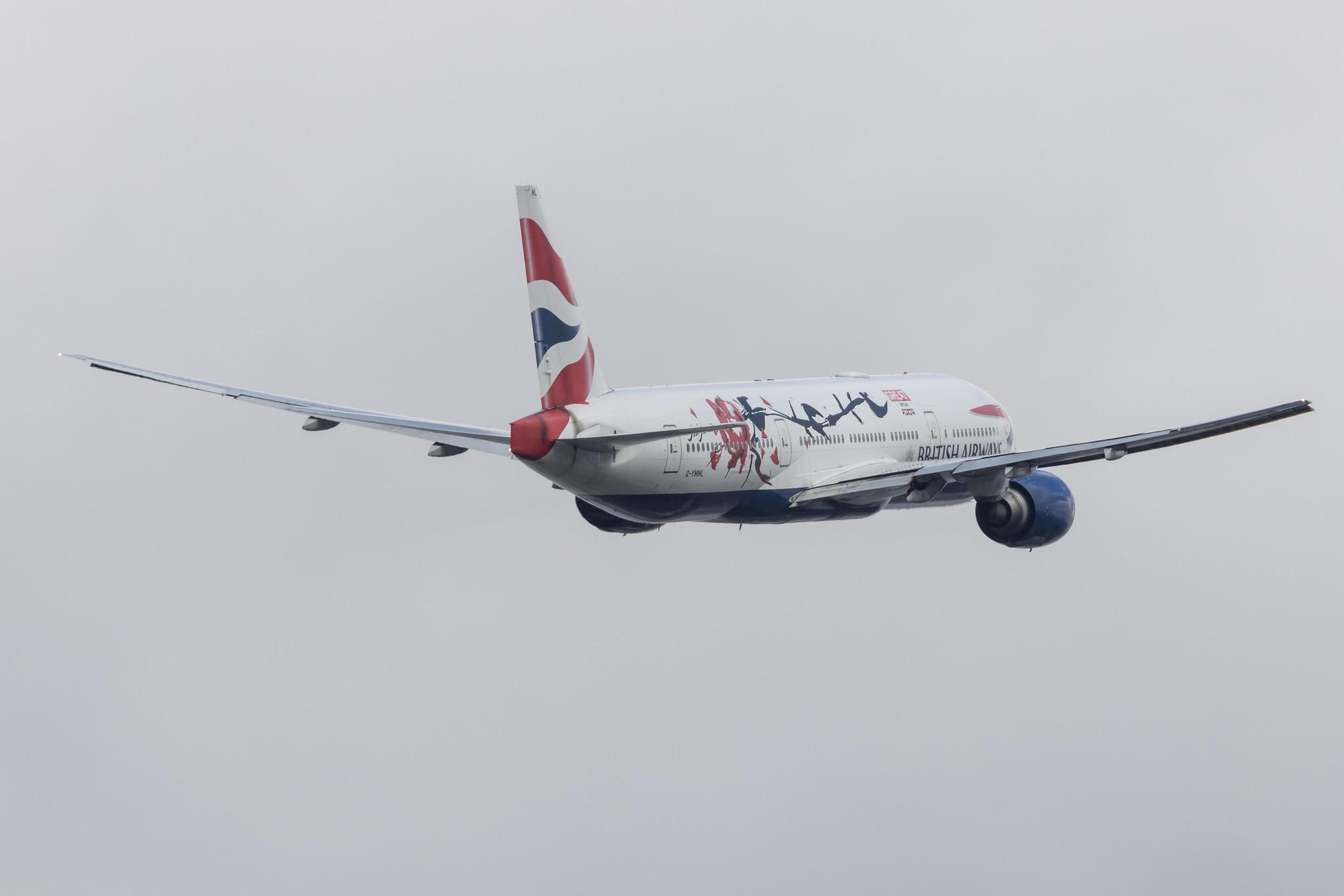 London Heathrow: British Airways (BA / BAW) |  Livery: GREAT Festival of Creativity |  Boeing 777-236(ER) B772 | G-YMML | MSN 30313