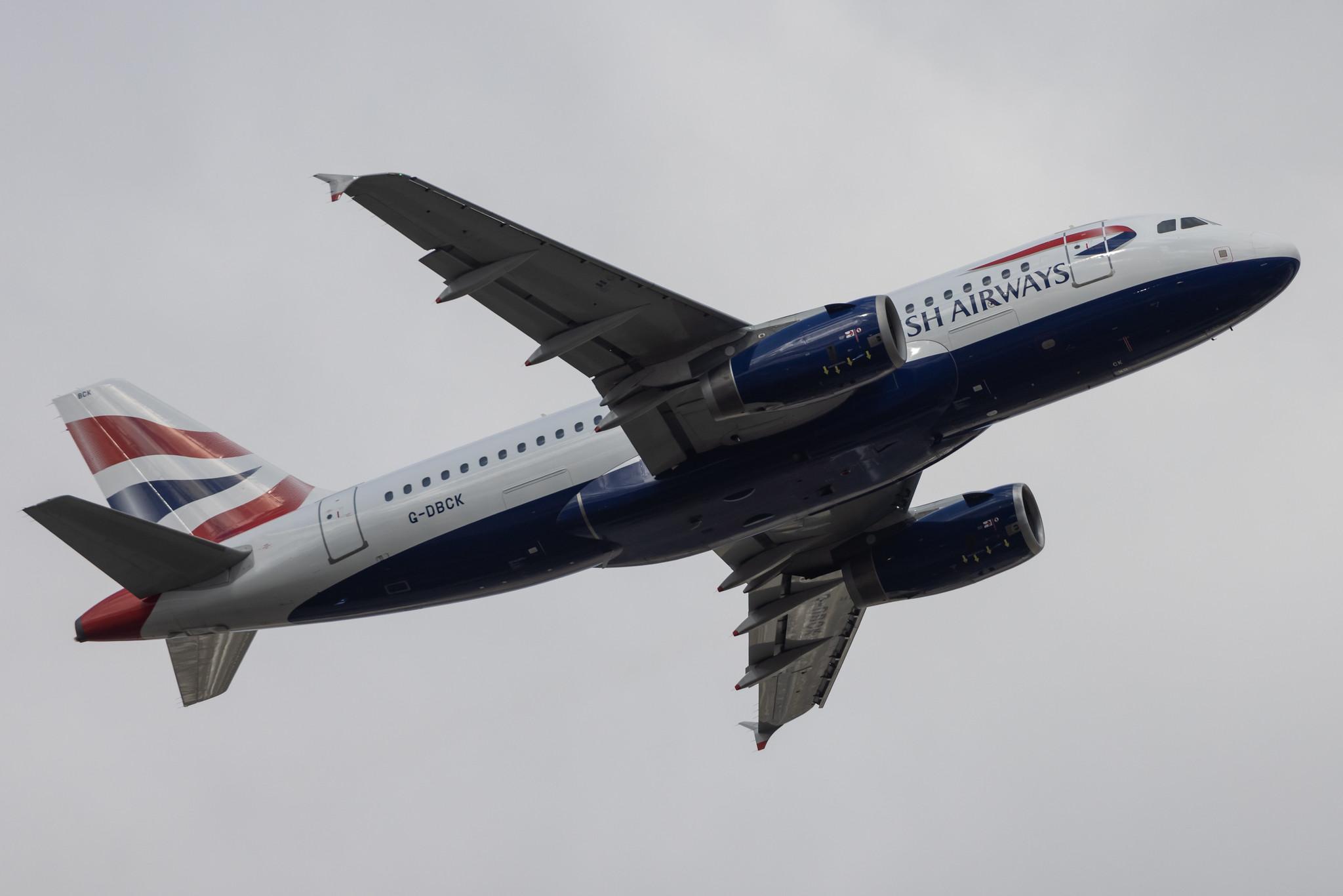 London Heathrow: British Airways (BA / BAW) |  Airbus A319-131 A319 | G-DBCK | MSN 3049