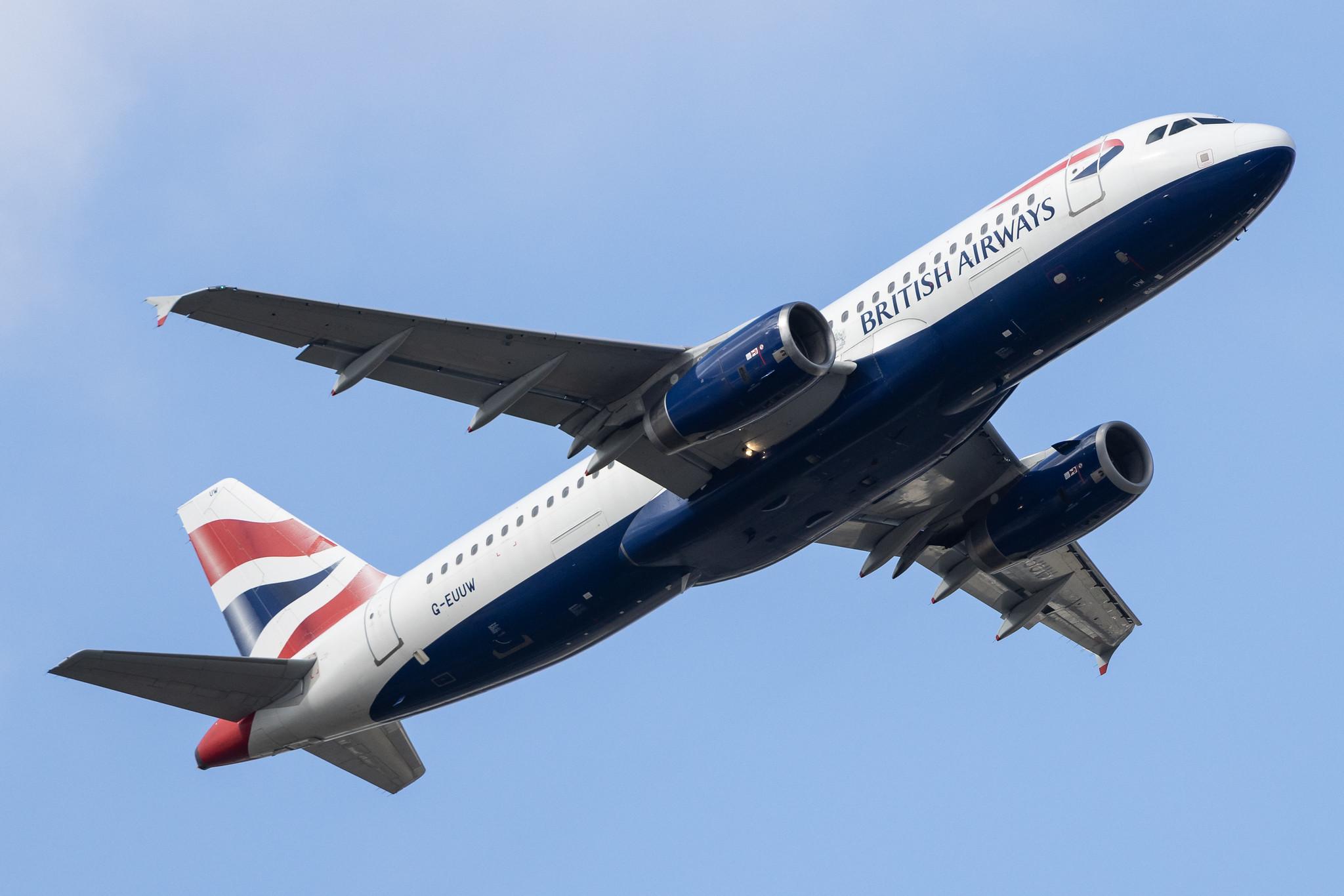 London Heathrow: British Airways (BA / BAW) |  Airbus A320-232 A320 | G-EUUW | MSN 3499