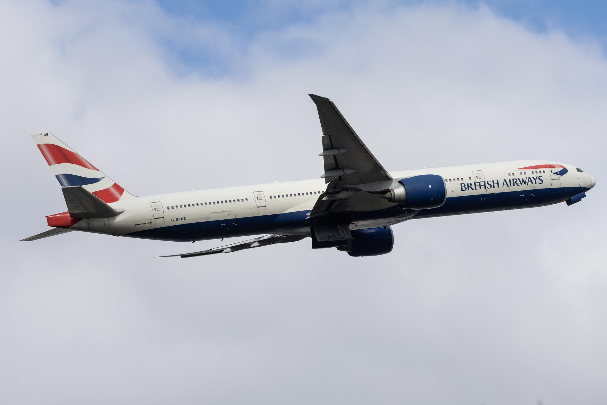 London Heathrow: British Airways (BA / BAW) |  Boeing 777-36N(ER) B77W | G-STBE | MSN 38696