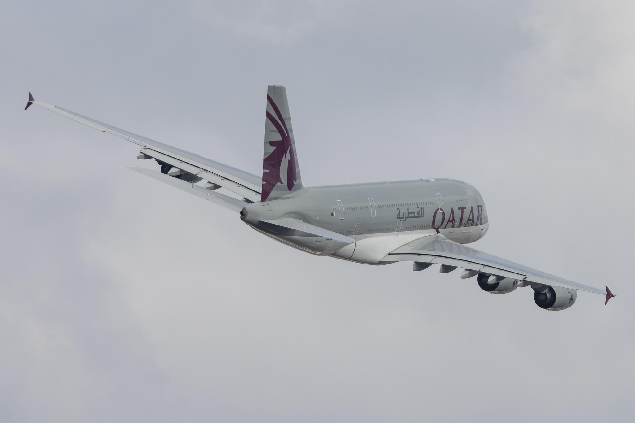 London Heathrow: Qatar Airways (QR / QTR) |  Airbus A380-861 A388 | A7-APG | MSN 193