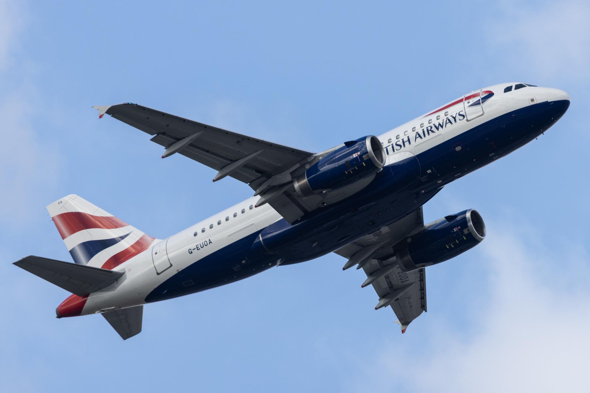 London Heathrow: British Airways (BA / BAW) |  Airbus A319-131 A319 | G-EUOA | MSN 1513