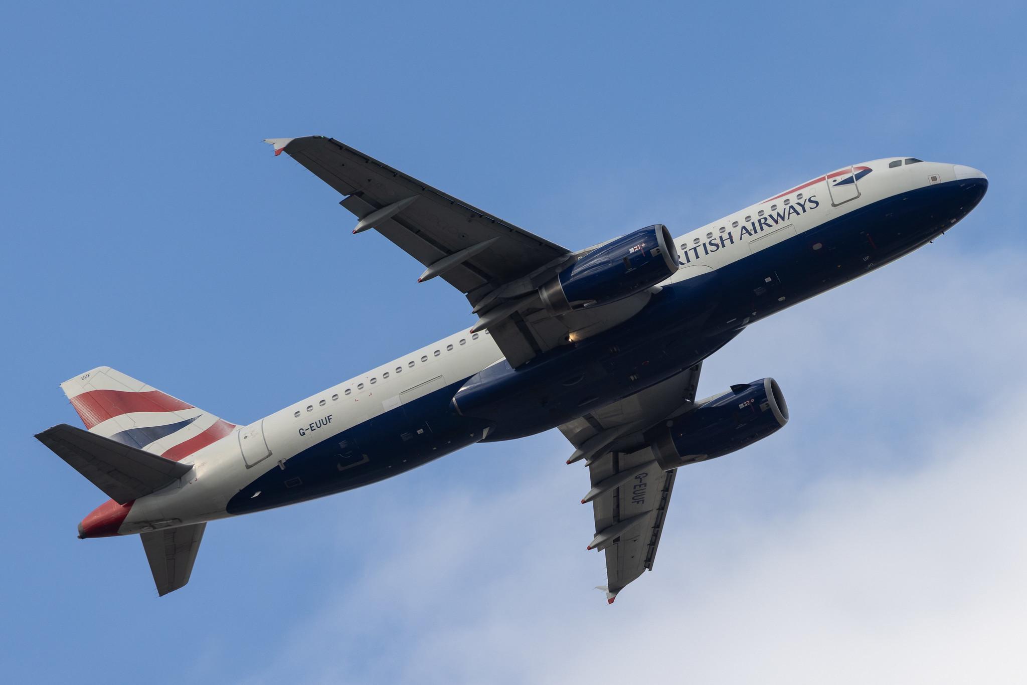 London Heathrow: British Airways (BA / BAW) |  Airbus A320-232 A320 | G-EUUF | MSN 1806