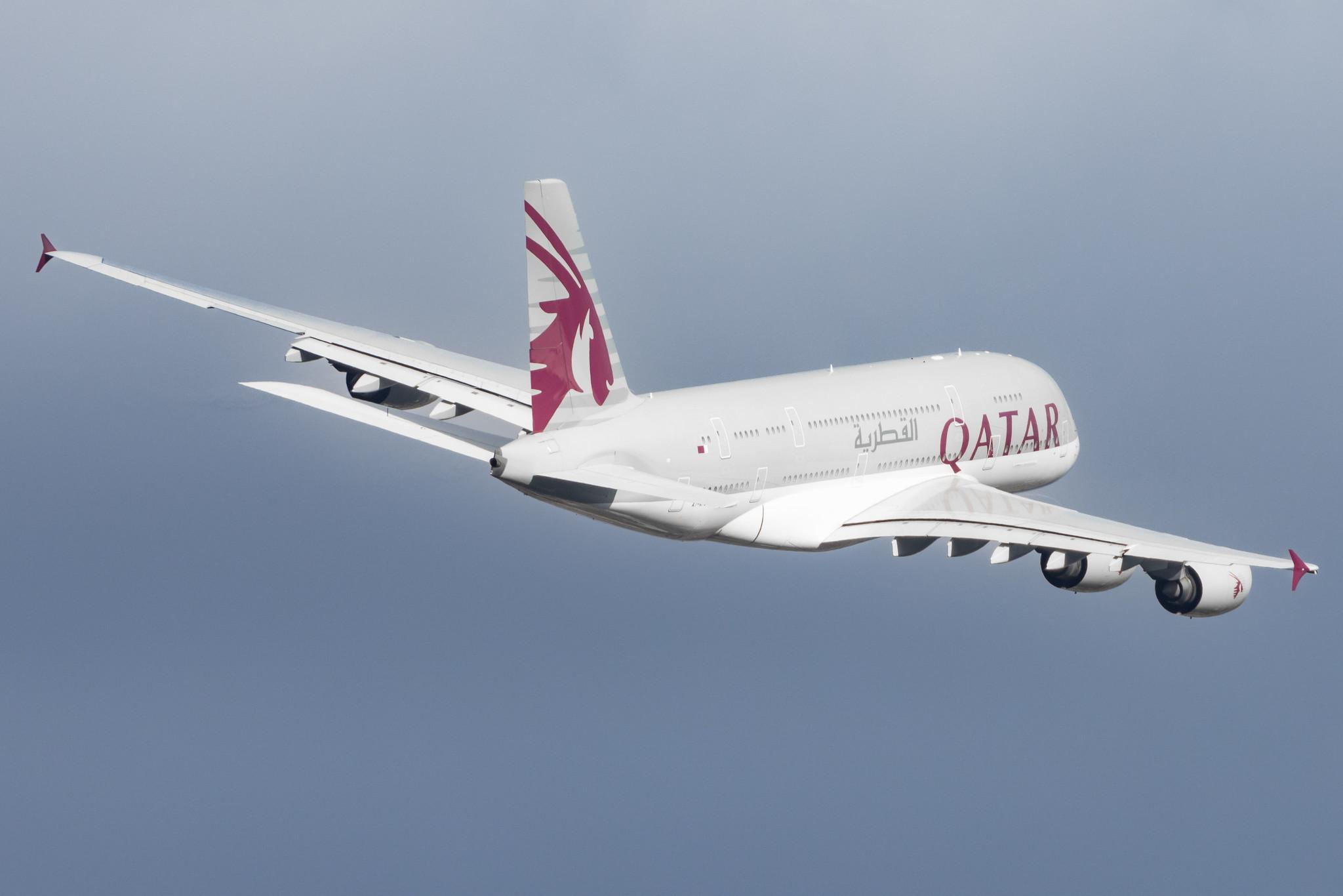 London Heathrow: Qatar Airways (QR / QTR) |  Airbus A380-861 A388 | A7-APG | MSN 193