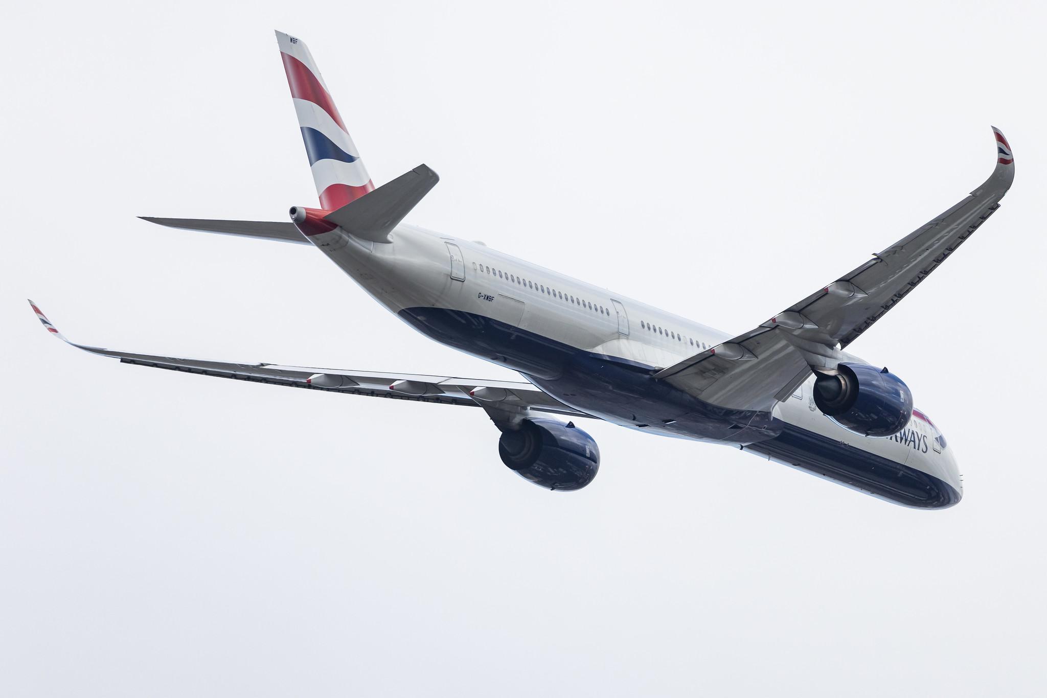 London Heathrow: British Airways (BA / BAW) |  Airbus A350-1041 A35K | G-XWBF | MSN 402