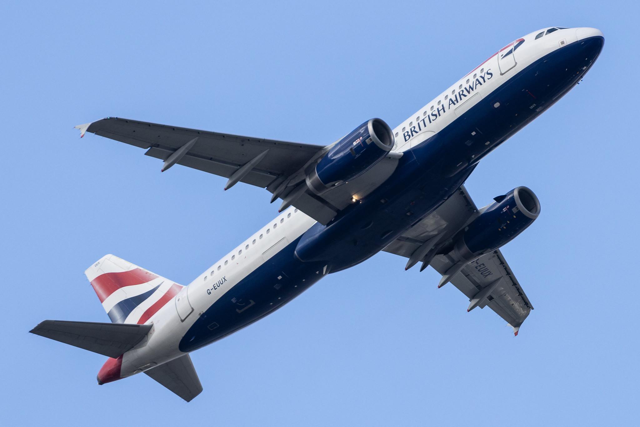 London Heathrow: British Airways (BA / BAW) |  Airbus A320-232 A320 | G-EUUX | MSN 3550