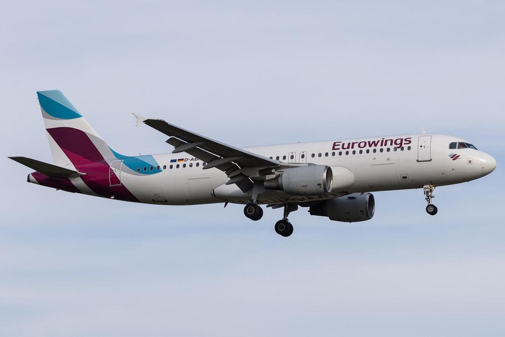 Hamburg Airport: Eurowings (EW / EWG) |  Airbus A320-214 A320 | D-ABNK | MSN 1769