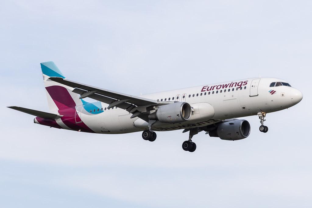 Hamburg Airport: Eurowings (EW / EWG) |  Airbus A320-214 A320 | D-ABNK | MSN 1769