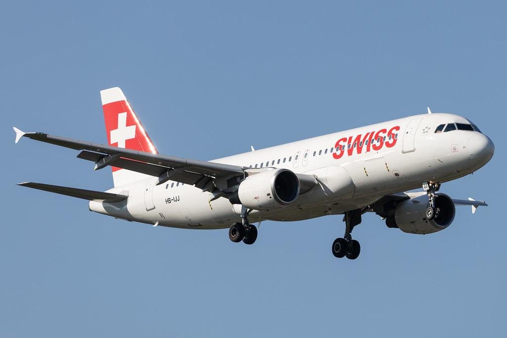 Hamburg Airport: Swiss (LX / SWR) | Airbus A320-214 A320 | HB-IJJ | MSN 0585