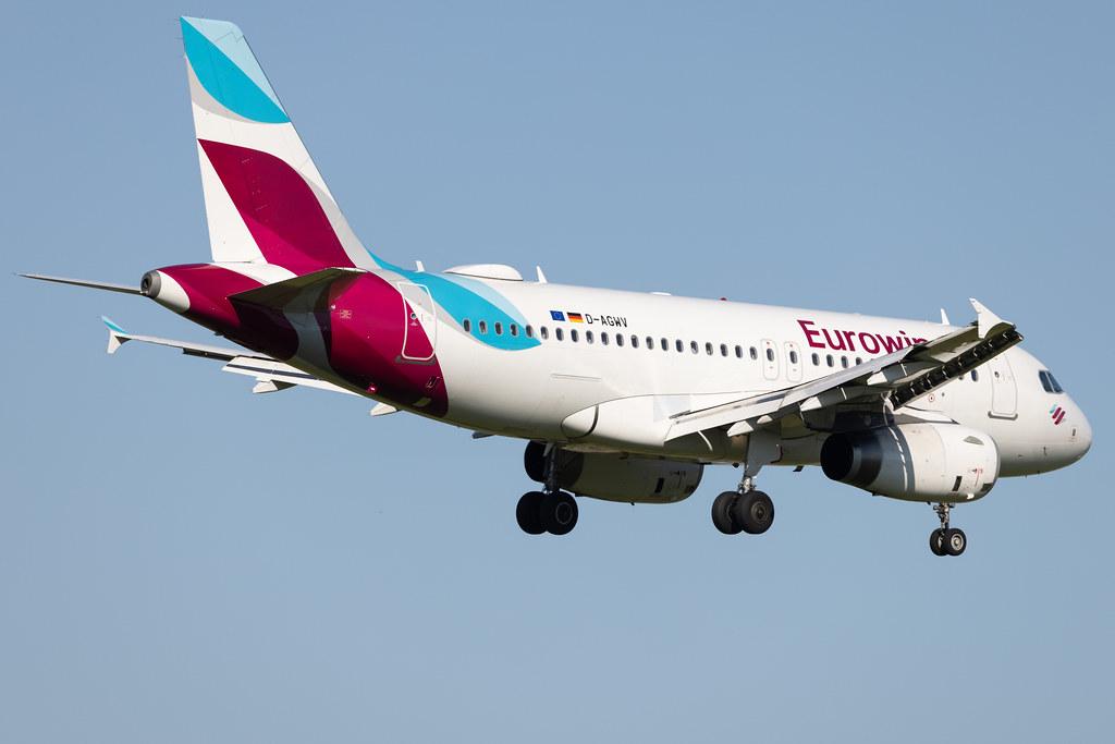 Hamburg Airport: Eurowings (EW / EWG) | Airbus A319-132 A319 | D-AGWV | MSN 5467