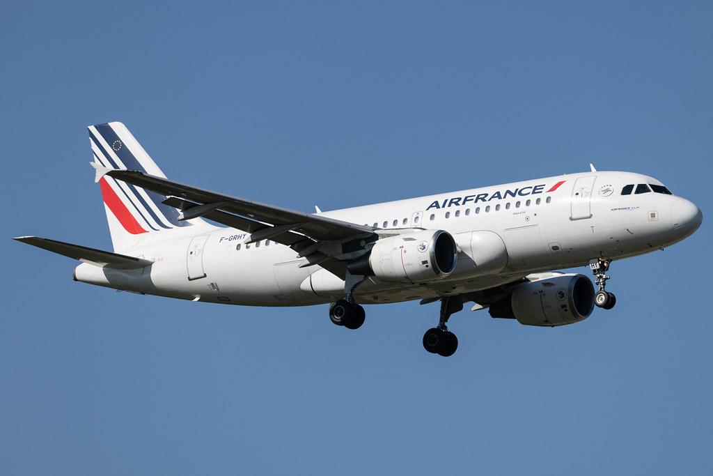 Hamburg Airport: Air France (AF / AFR) | Airbus A319-111 A319 | F-GRHY | MSN 1616