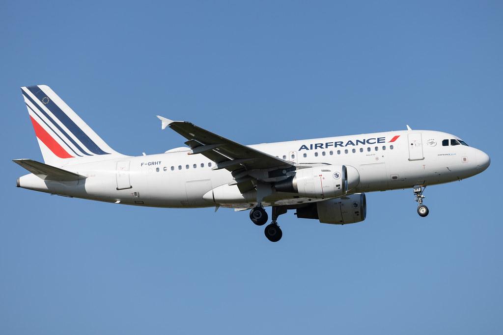 Hamburg Airport: Air France (AF / AFR) | Airbus A319-111 A319 | F-GRHY | MSN 1616
