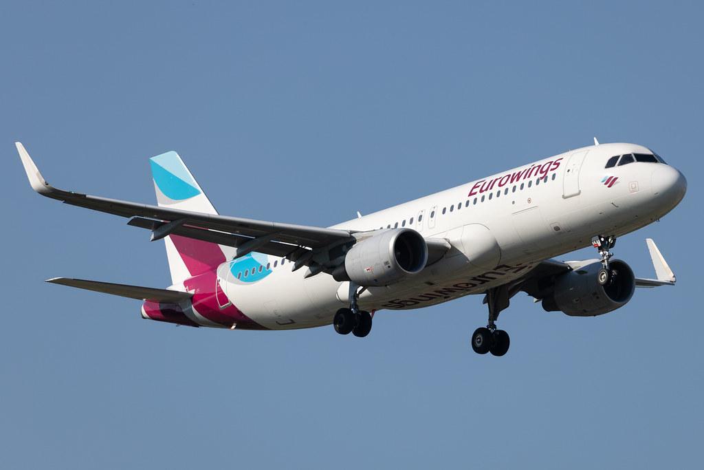 Hamburg Airport: Eurowings (EW / EWG) | Airbus A320-214 A320 | D-AEWV | MSN 7545