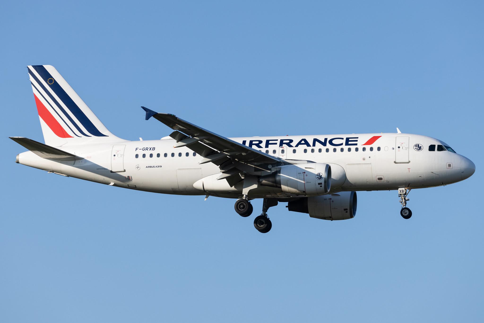 Hamburg Airport: Air France (AF / AFR) | Airbus A319-111 A319 | F-GRXB | MSN 1645