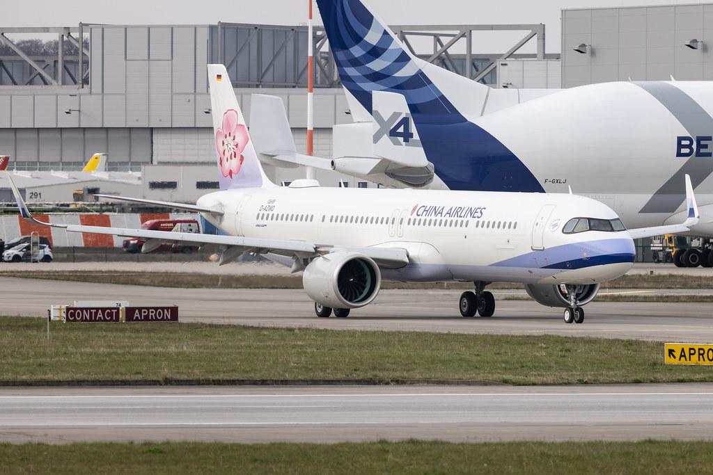 Hamburg Finkenwerder: China Airlines (CI /CAL) |  Airbus A321-271NX A21N | D-AZWO | MSN 10698