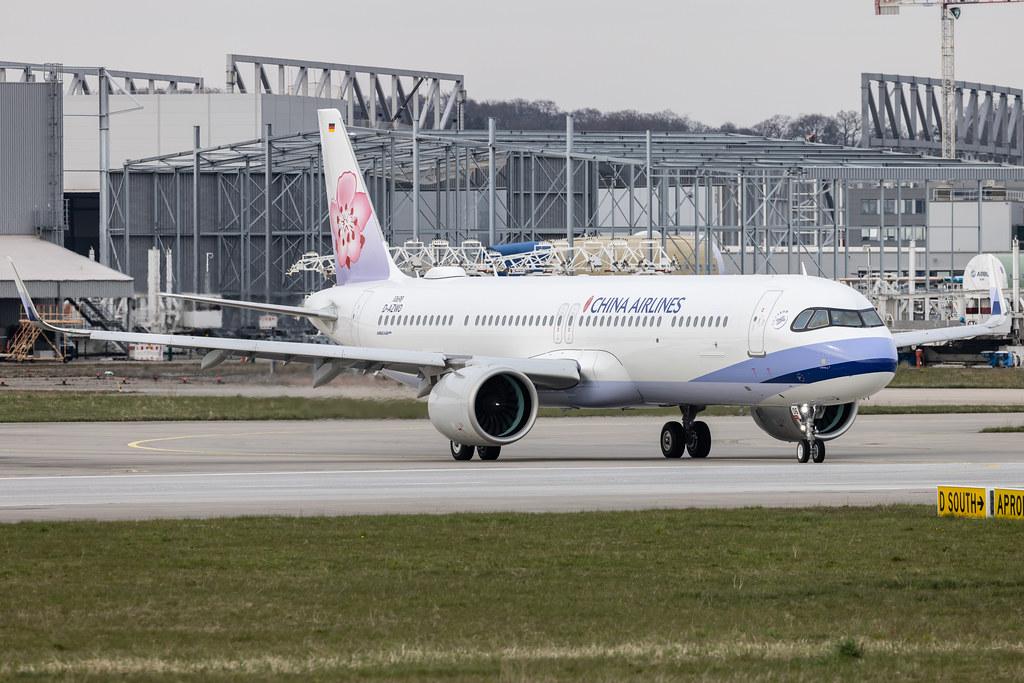 Hamburg Finkenwerder: China Airlines (CI /CAL) |  Airbus A321-271NX A21N | D-AZWO | MSN 10698