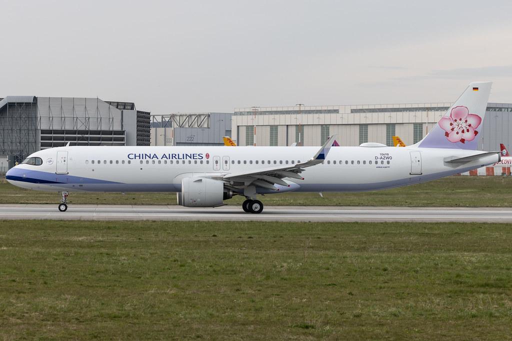 Hamburg Finkenwerder: China Airlines (CI /CAL) |  Airbus A321-271NX A21N | D-AZWO | MSN 10698