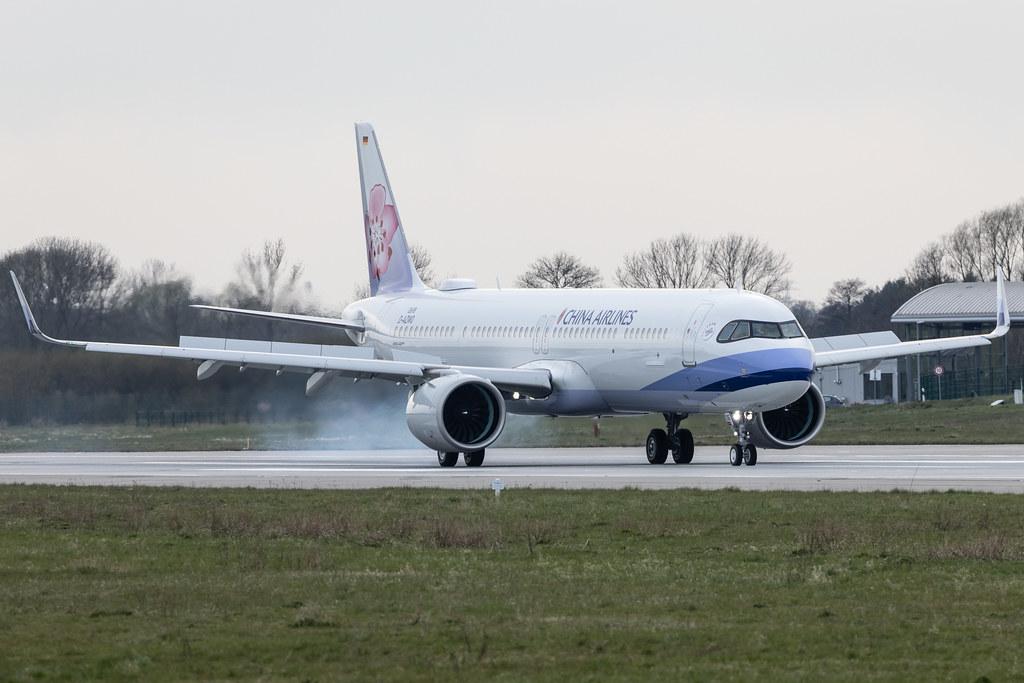 Hamburg Finkenwerder: China Airlines (CI /CAL) |  Airbus A321-271NX A21N | D-AZWO | MSN 10698