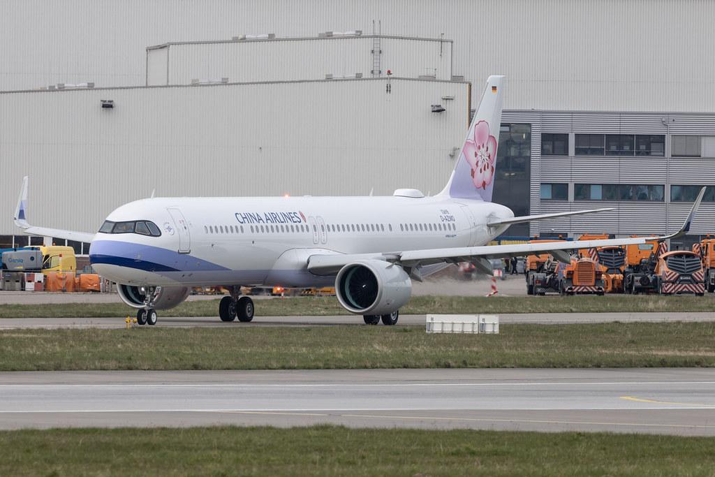 Hamburg Finkenwerder: China Airlines (CI /CAL) |  Airbus A321-271NX A21N | D-AZWO | MSN 10698