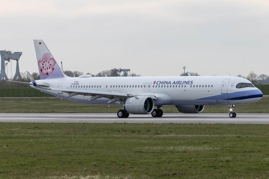 Hamburg Finkenwerder: China Airlines (CI /CAL) |  Airbus A321-271NX A21N | D-AZWO | MSN 10698
