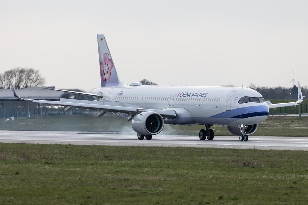 Hamburg Finkenwerder: China Airlines (CI /CAL) |  Airbus A321-271NX A21N | D-AZWO | MSN 10698