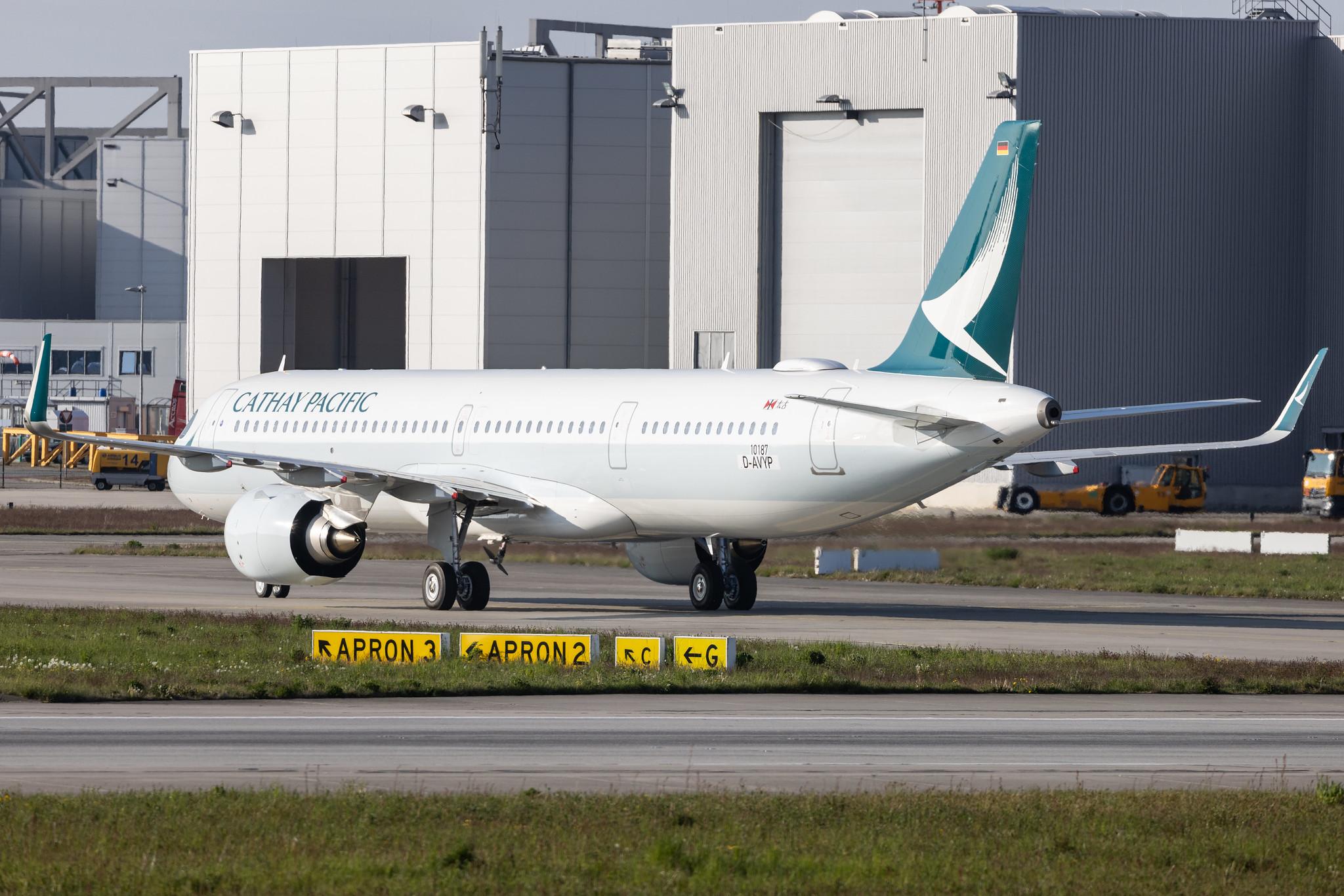 Hamburg Finkenwerder: Cathay Pacific (CX / CPA) | Airbus A321-251NX A21N | D-AVYP | B-HPF | MSN 10187