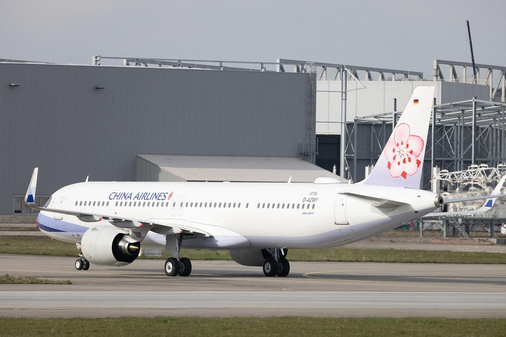 Hamburg Finkenwerder: China Airlines (CI /CAL) |  Airbus A321-271NX A21N | D-AZWY | MSN 10736